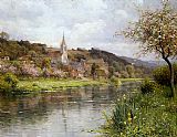 Louis Aston Knight Along the Seine painting